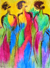 "Look the 3 Mens, Format 60F on canvas"