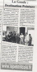 "Journal Le Petit Nicois/ La Gaude 2002"